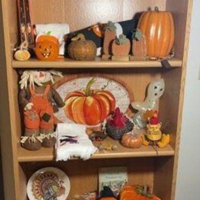 Huge Halloween & Thanksgiving Lot!! * Would you like the bookcase as well?
