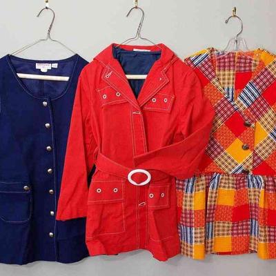 Vintage Children's Clothing (Size 8) * Girltown * Dale Of Calif * Custom-Made Belted Coat
