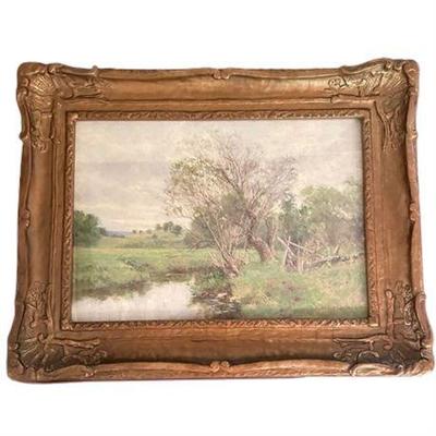 Lot 002-235 
Olive P. Black (AMERICAN, 1868 - 1948) Landscape, Oil on Canvas