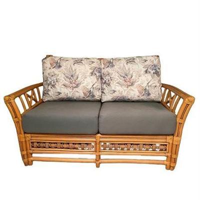 Lot 400-645   
South Seas Rattan Collection Lounge Love Seat