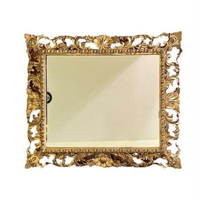 Florentine Style Carved Framed Wall Mirror