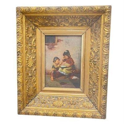 Lot 200-431   
Giullio Del Torre Style of, Reproduction Oil Painting, Vintage