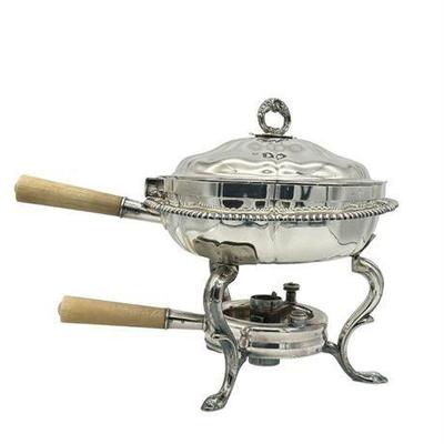 Tiffany & Co. Makers Silver Soldered Covered Chafing Dish NO. 150