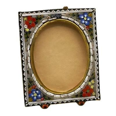 Antique Roma, Micro Mosaic Picture Frame
