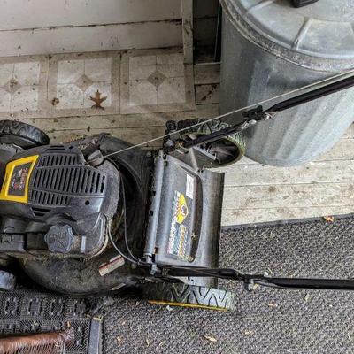 Lawnmower + other yard maintenance equipment