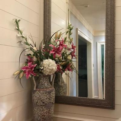 mirror $435
39 X 68"
32"H ceramic vase $279