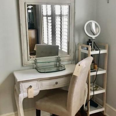 vanity $140
37 X 16 X 31"
chair $55
32 X 48" mirror $139
shelf $15 SOLD