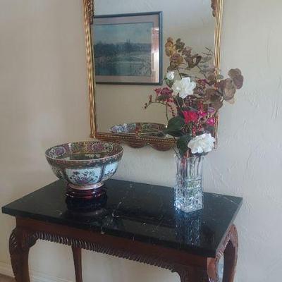 MArble top Entry table