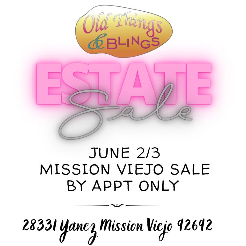 MISSION VIEJO ESTATE SALE