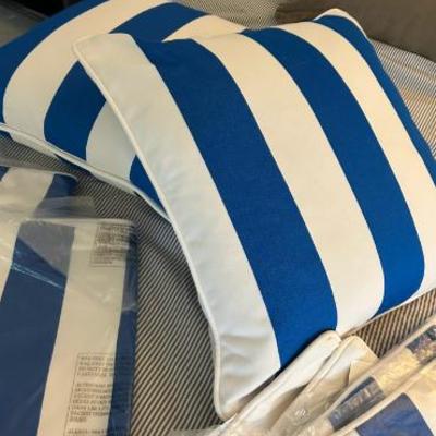 Serena and Lilly linens and pillows