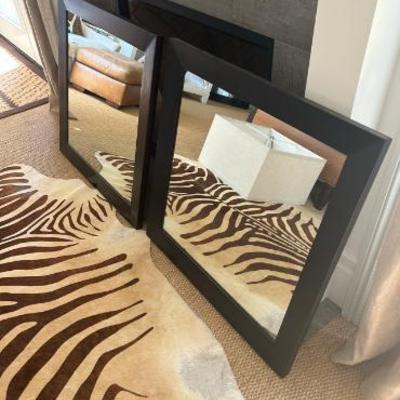 Pair of Waterworks mirrors 