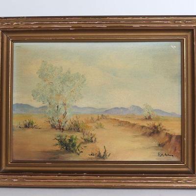 Unknown Artist 'Ruth Asbury' Dessert Landscape