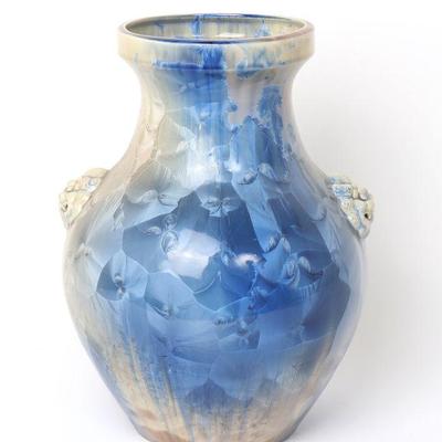 Decorative Chinese Dipped Glaze Vase