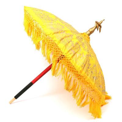 Balinese Yellow Ceremonial Umbrella