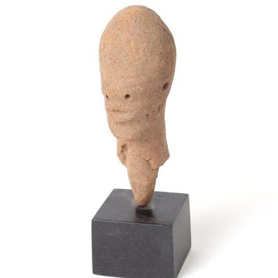 Ancient African Terracotta Head, Sokoto 500 BCE - 200 CE