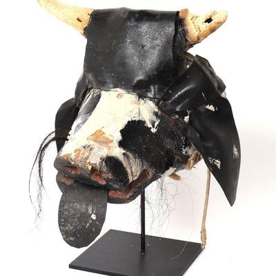 Folk Art Bull Mask or Dugn'be