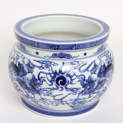 Chinese Blue & White Porcelain Jar