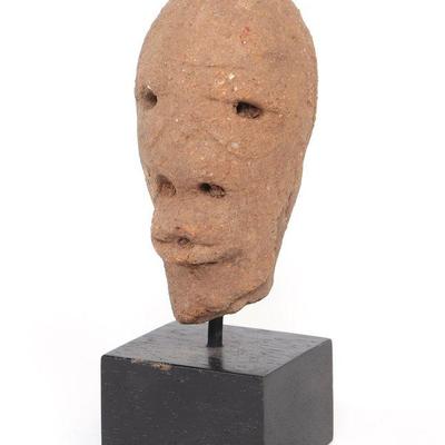 Male Nok Head, 1500 BCE-500 CE