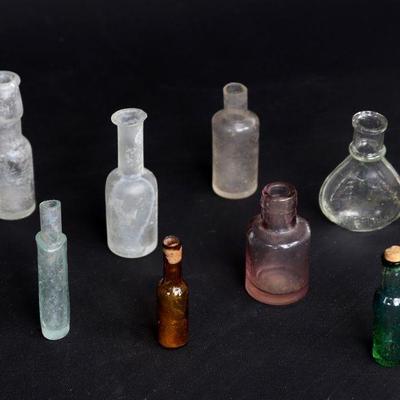 Antique Apothecary Bottles, 19th C.