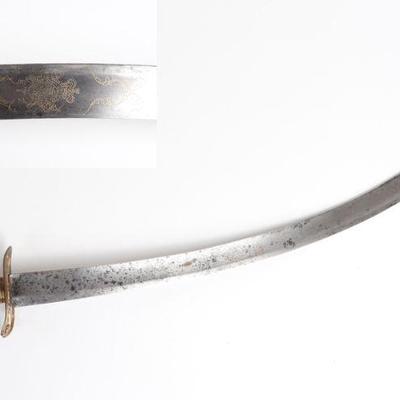 English Etched 'Order of the Garter' Officers Sabre, 1803