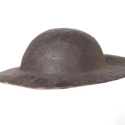 Old Philippine Wood Colonialist Pith Helmet