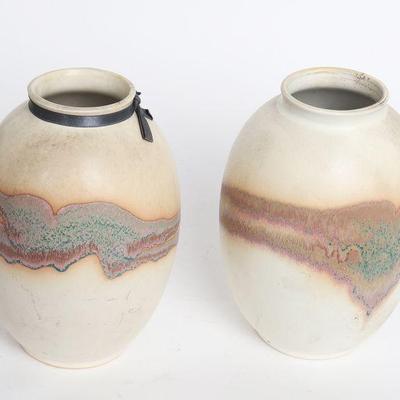 Pair of Decorative Ceramic Vases