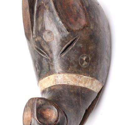 African Ritual Pig Dance Mask