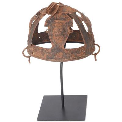 African Fon or Dahome Iron Cap, circa 1940s