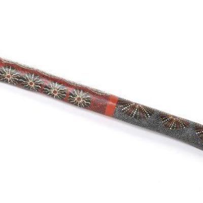 Ornate Aboriginal Painted Didgeridoo