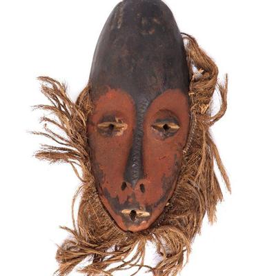 African Lega Abstract Wood Ancestor Mask