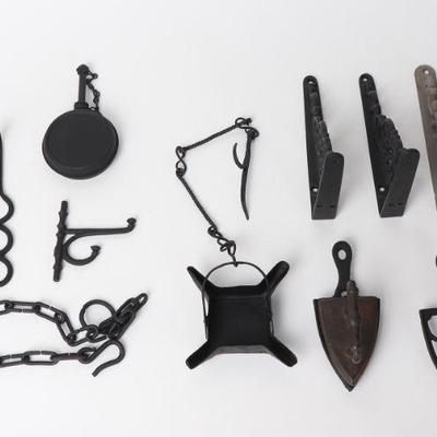 Assorted lot of wrought Iron Kitchen Miniatures