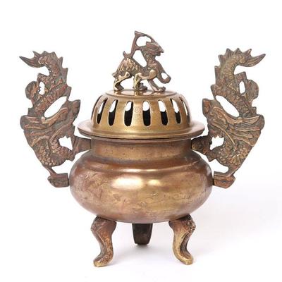 20th Century Copper Chinese Censer