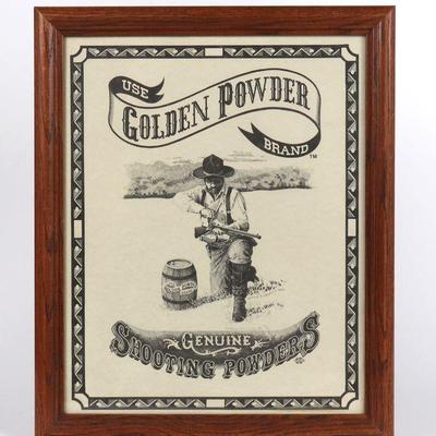 Arthur M. Crofutt (1945-2007), 'Golden Powder' Advertisement Drawing