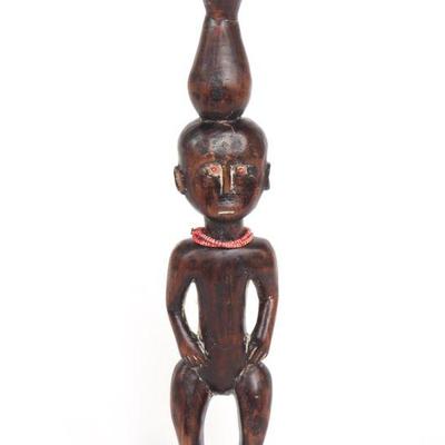 Tanzania, Nyamwezi Wood Hand Carved Figure