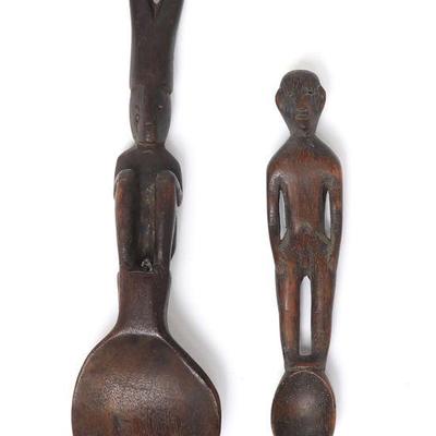 Two Philippines Ifugao Spoons