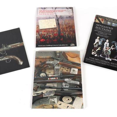 Ten Various Auction Books and Catalogs
