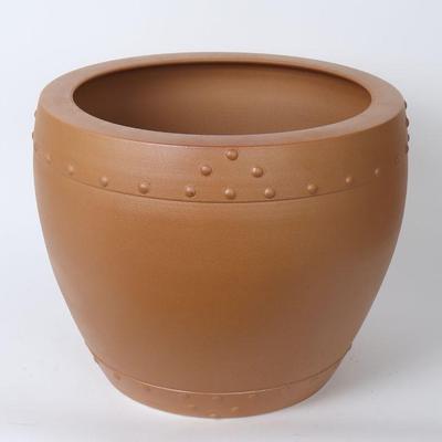 Chinese Brown Flower Pot