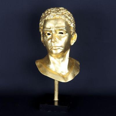 Bright Roman Bronze style Bust of Senator