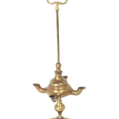 19th Century Indian Oil Lamp
