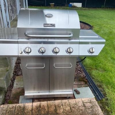 Gas and charcoal grills available.