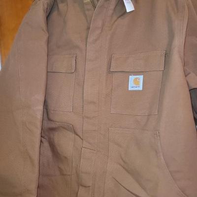 With tags, Carhartt jacket