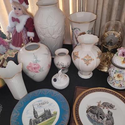 Vases, plates, decorative