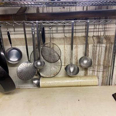 Kitchen equipment. Restaurant and household.