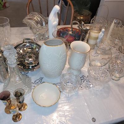 Lenox, Crystal, decorative pieces