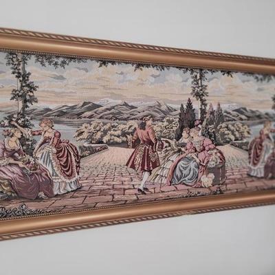 Large tapestry wall hanging.