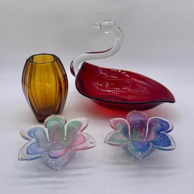 Mid century blown glass 