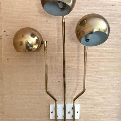 MCM 3 orb wall lamp