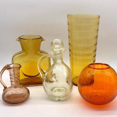 Mid century glassware