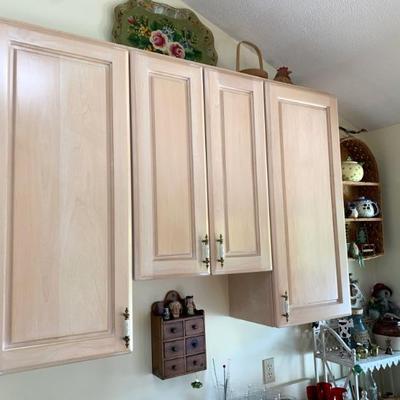 All the kitchen cabinets and appliances are for sale