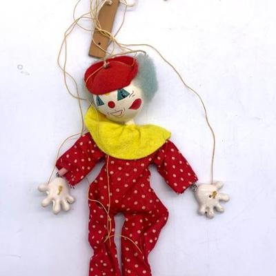1960's Pelham clown marionette